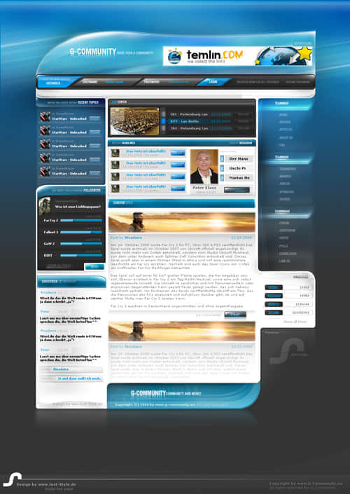 61個(gè)藍(lán)色主色調(diào)網(wǎng)站設(shè)計(jì)賞析 探索網(wǎng)頁設(shè)計(jì)的寧靜與深邃之美